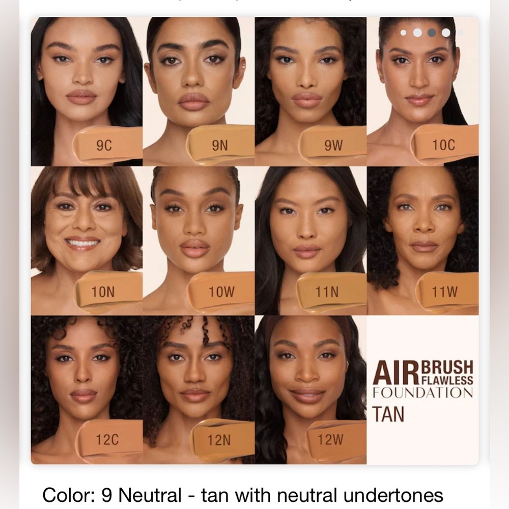 NIB Charlotte Tilbury Airbrush Flawless Foundation 9 Neutral 16 Cool - Picture 5 of 13